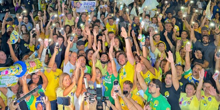 Campina mostra força: multidão acompanha Bruno e Efraim no Novo Horizonte