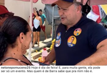 Longe do Palácio: chefe de gabinete de Lucas Ribeiro participa de campanha em pleno horário de expediente